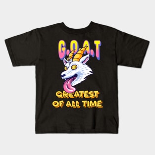 GOAT - Greatest of All Time Kids T-Shirt